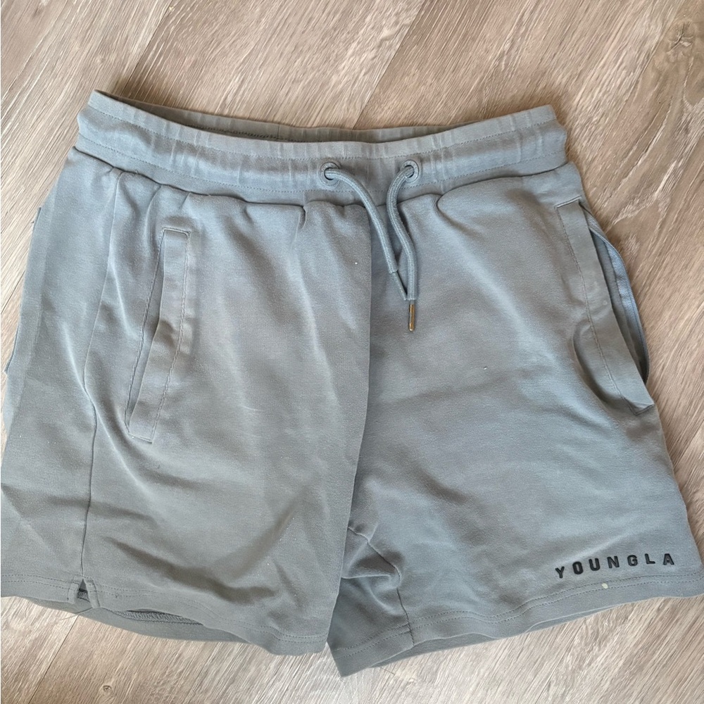 YoungLA Athletic Men's Shorts in Gray